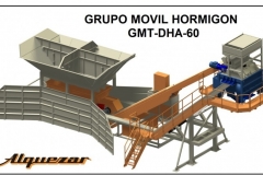 ALQUEZAR plantas moviles de hormigón telescópicas automontantes