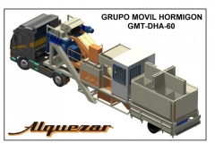 ALQUEZAR plantas moviles de hormigón telescópicas automontantes