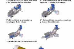 ALQUEZAR plantas moviles de hormigón telescópicas automontantes